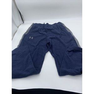 Under Armour Mens Pants Size XL Blie Sweatpants Loose Fit Drawstring Pockets